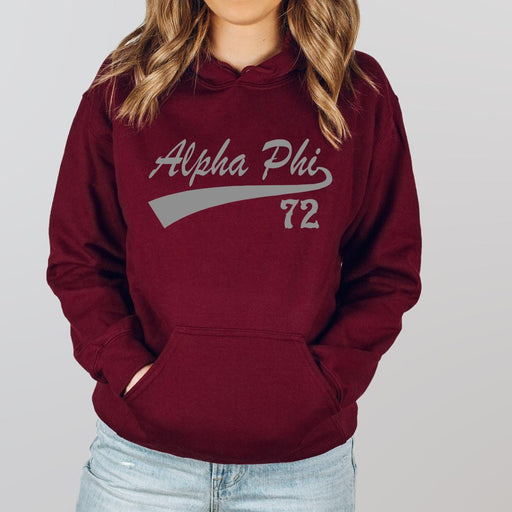 Alpha Phi Alpha Phi Tail Hooded Sweatshirts