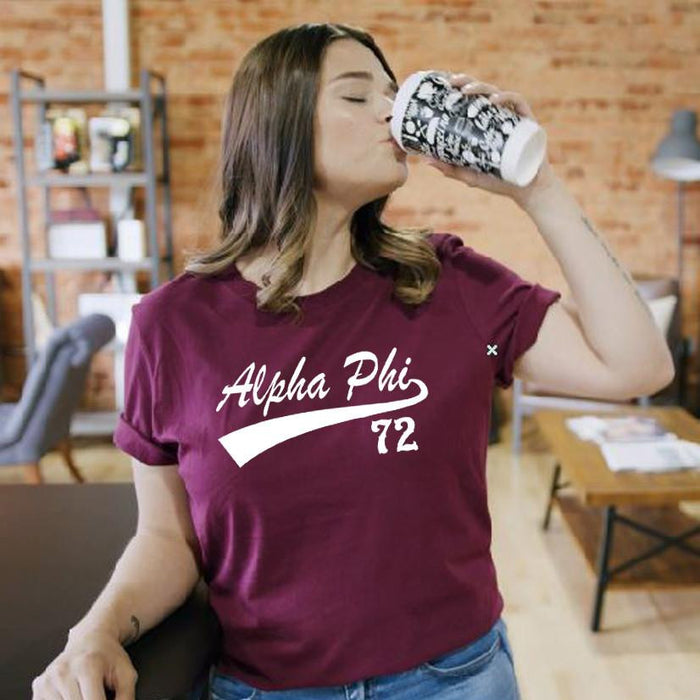 Alpha Phi Tail T Shirt Alpha Phi Tail T-Shirt