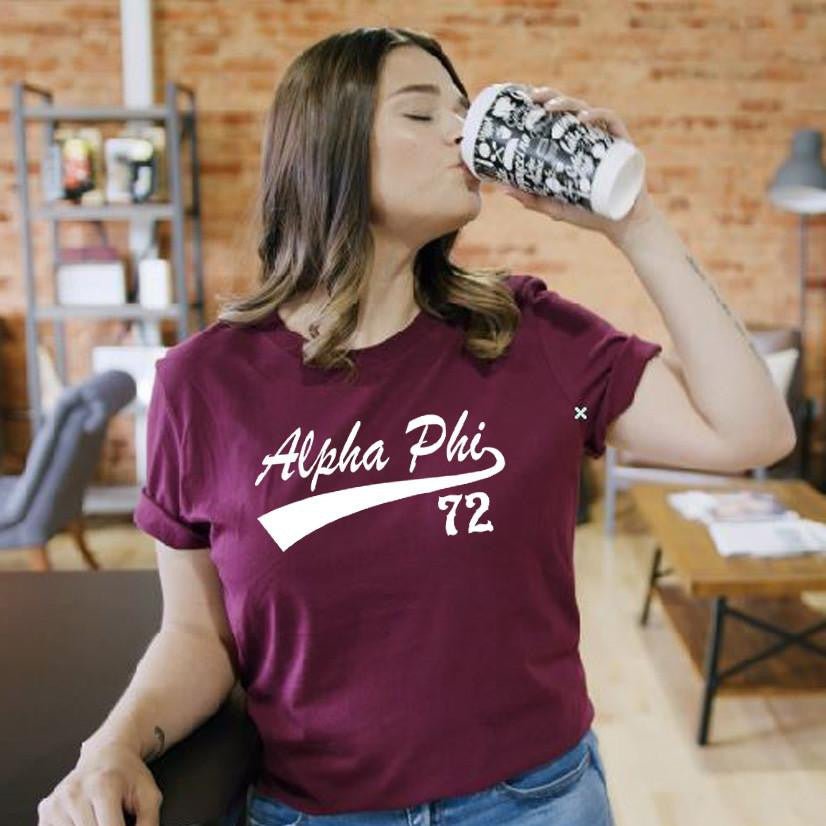 Alpha Phi Tail T Shirt Alpha Phi Tail T-Shirt