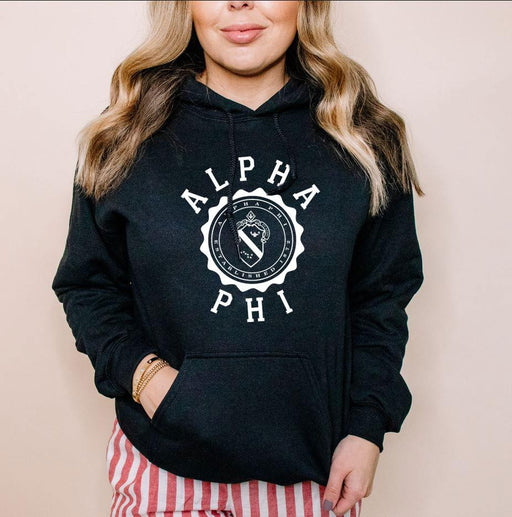Alpha Phi Alpha Phi Unisex College Seal Hoodie
