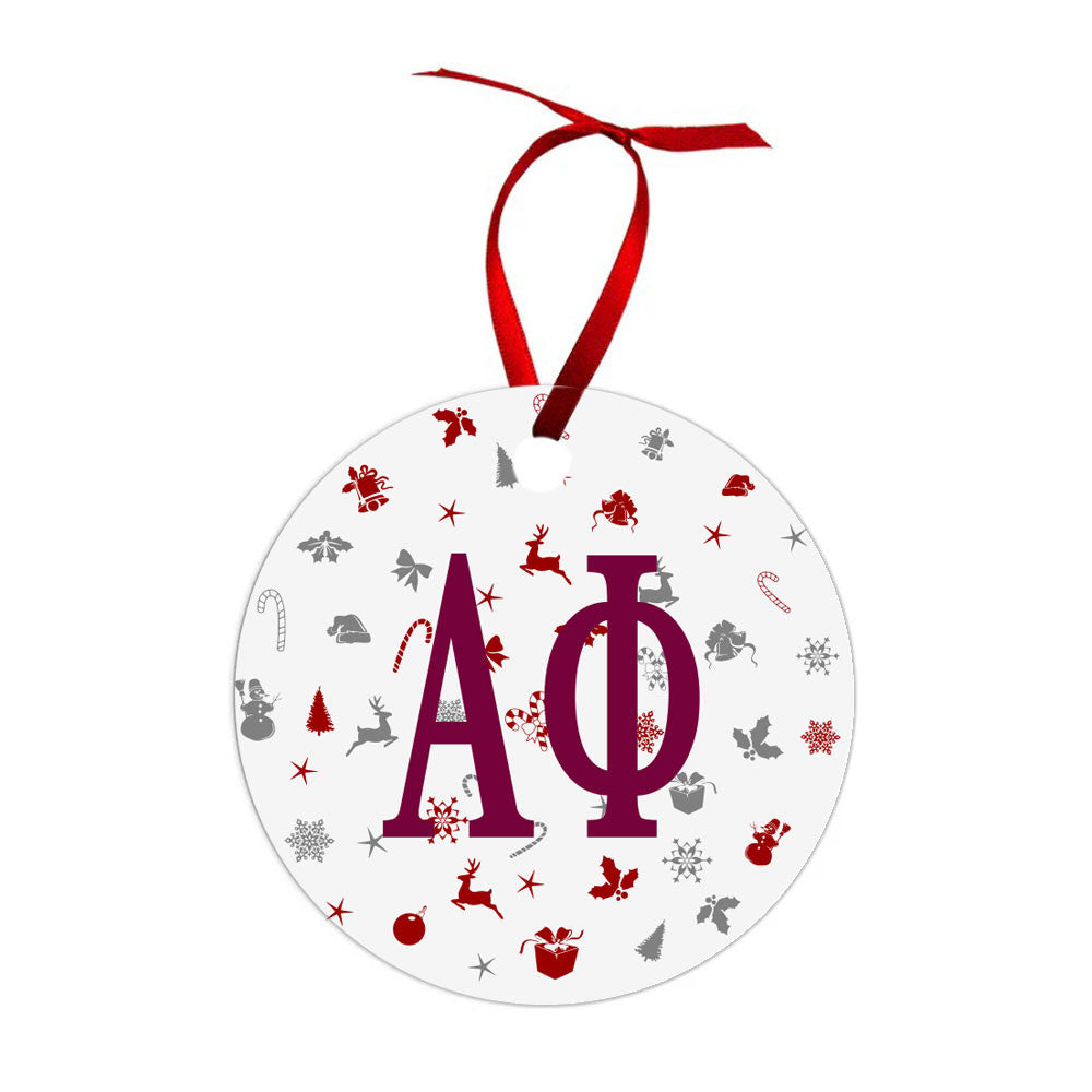 Alpha Phi Holiday Cheer Christmas Ornaments Alpha Phi Holiday Cheer Christmas Ornaments