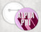 Alpha Phi 3d Button Pin Buttons Alpha Phi 3D Button Pin Buttons