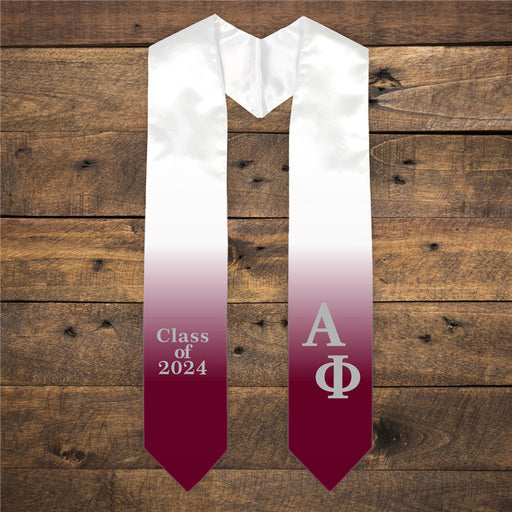 Alpha Phi Alpha Phi Extra Fancy Classic Greek Graduation Stole