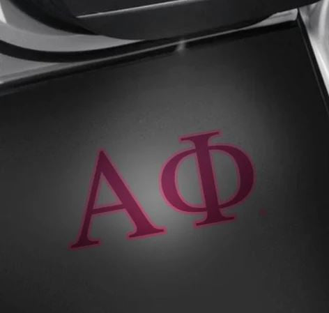 Alpha Phi Alpha Phi Car Door LED Projector Lights-2 pk