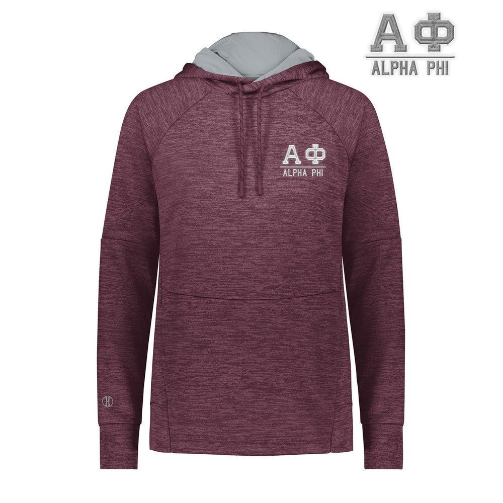Alpha Phi Performance Fleece Hoodie Alpha Phi Performance Fleece Hoodie