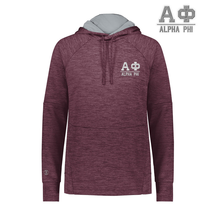 Alpha Phi Performance Fleece Hoodie Alpha Phi Performance Fleece Hoodie