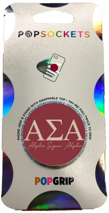 Alpha Sigma Alpha 2 Color Popsocket Alpha Sigma Alpha 2-Color PopSocket