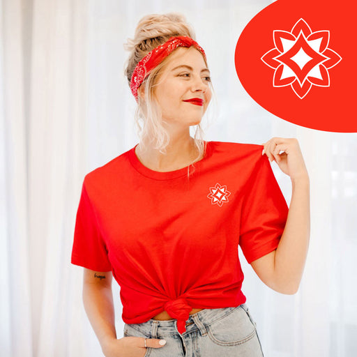 Alpha Sigma Alpha DISCOUNT-Alpha Sigma Alpha Crest - Shield Patch Seal T-Shirt