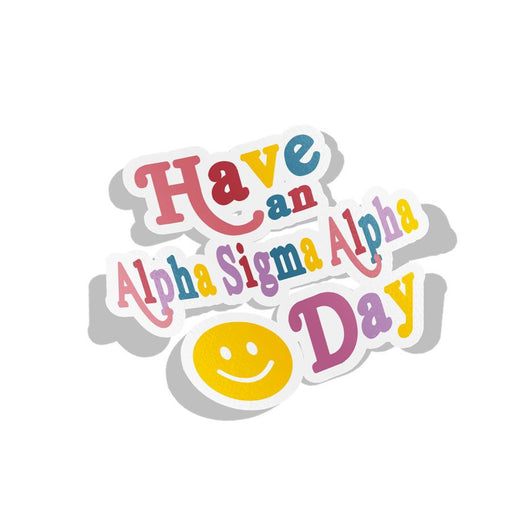 Alpha Sigma Alpha Alpha Sigma Alpha Day Decal Sticker