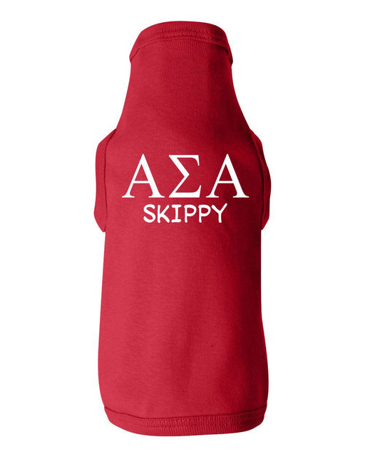 Alpha Sigma Alpha Alpha Sigma Alpha Doggie Tank - Tee
