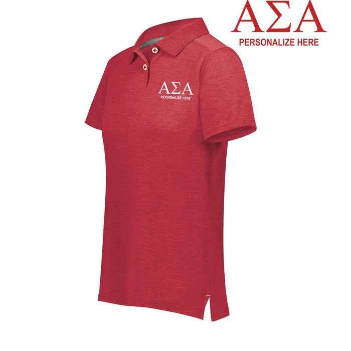 Alpha Sigma Alpha Eco Polo Alpha Sigma Alpha Eco Polo