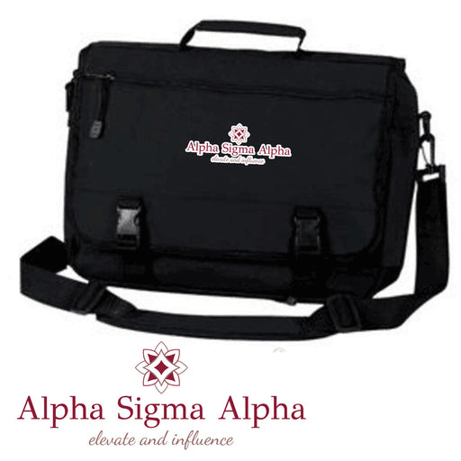Alpha Sigma Alpha DISCOUNT-Alpha Sigma Alpha Emblem Briefcase