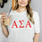 Printify Alpha Sigma Alpha Lettered Tees $24.95! Alpha Sigma Alpha Lettered Tees - $24.95!