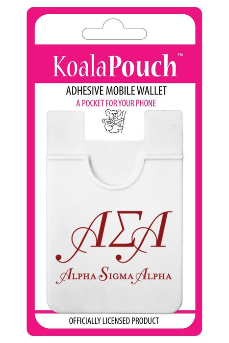 Alpha Sigma Alpha Logo Koala Pouch Alpha Sigma Alpha Logo Koala Pouch