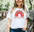 Printify Alpha Sigma Alpha Rainbow Tees Alpha Sigma Alpha Rainbow Tees