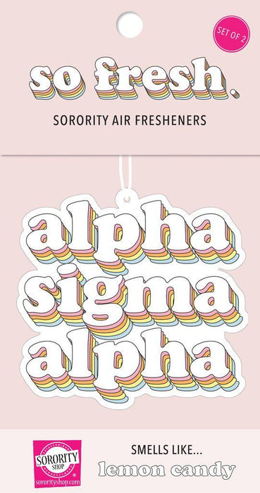 Alpha Sigma Alpha Retro Air Freshener (2 Pack) Alpha Sigma Alpha Retro Air Freshener (2 pack)