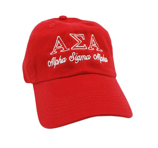 Alpha Sigma Alpha Alpha Sigma Alpha Script Cap