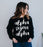 Alpha Sigma Alpha Script Crew Sweatshirt Alpha Sigma Alpha Script Crew Sweatshirt