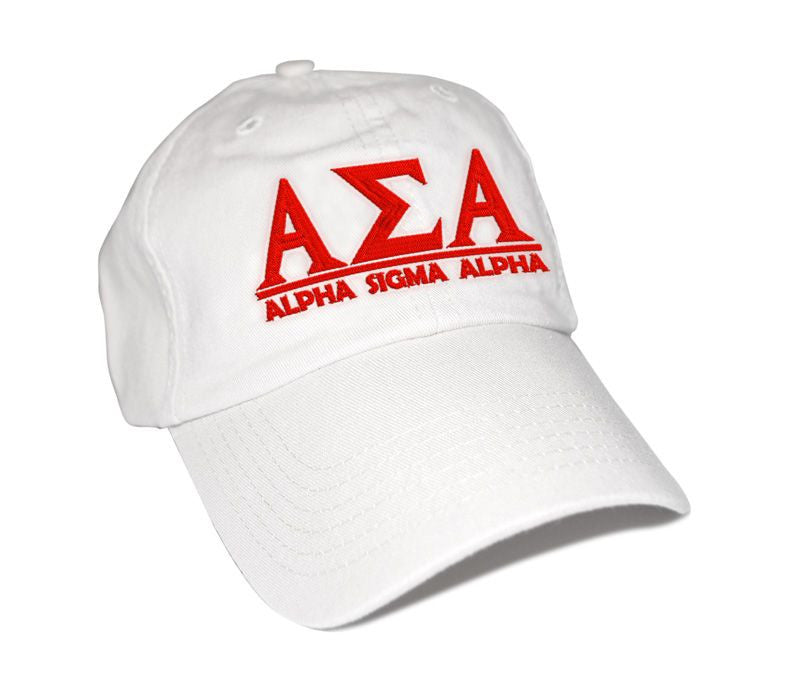 Alpha Sigma Alpha World Famous Line Hat Alpha Sigma Alpha World Famous Line Hat