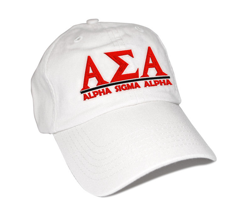 Alpha Sigma Alpha World Famous Line Hat Alpha Sigma Alpha World Famous Line Hat