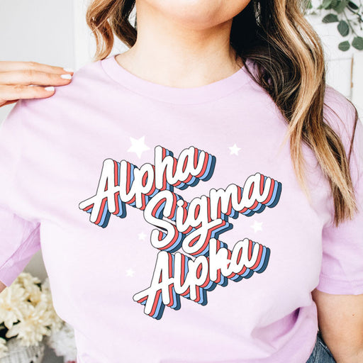 Alpha Sigma Alpha Alpha Sigma Alpha Flashback Tees