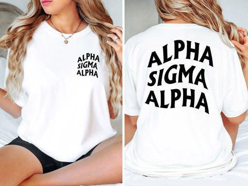 Alpha Sigma Alpha Alpha Sigma Alpha Social Tee