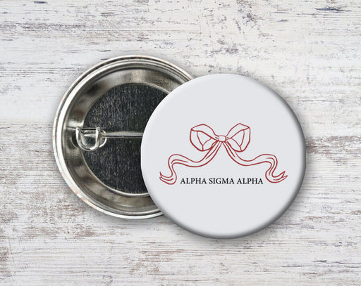 Alpha Sigma Alpha Alpha Sigma Alpha Nickname Bow Pin Buttons