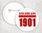 Alpha Sigma Alpha Stripe Est Pin Buttons Alpha Sigma Alpha Stripe Established Pin Buttons