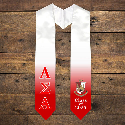 Alpha Sigma Alpha Alpha Sigma Alpha Extra Fancy Greek Class Of  Graduation Stole