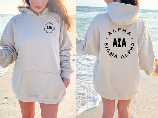 Alpha Sigma Alpha Alpha Sigma Alpha Circle Hoodie