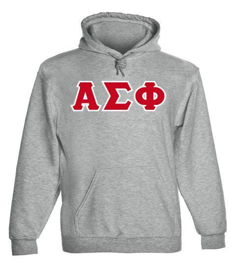 Alpha Sigma Phi 2 Day Ship Twill Hooded Sweatshirt Alpha Sigma Phi - 2 Day Ship Twill Hooded Sweatshirt