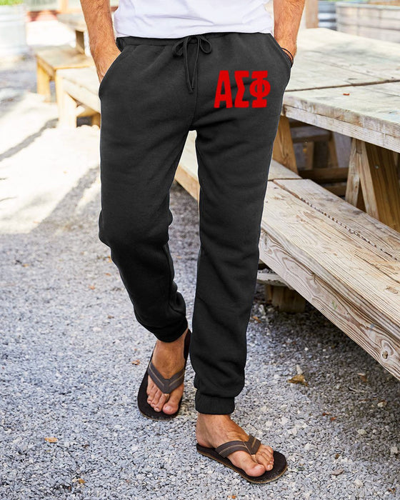 Alpha Sigma Phi Big Letter Sweatpants Alpha Sigma Phi Big Letter Sweatpants