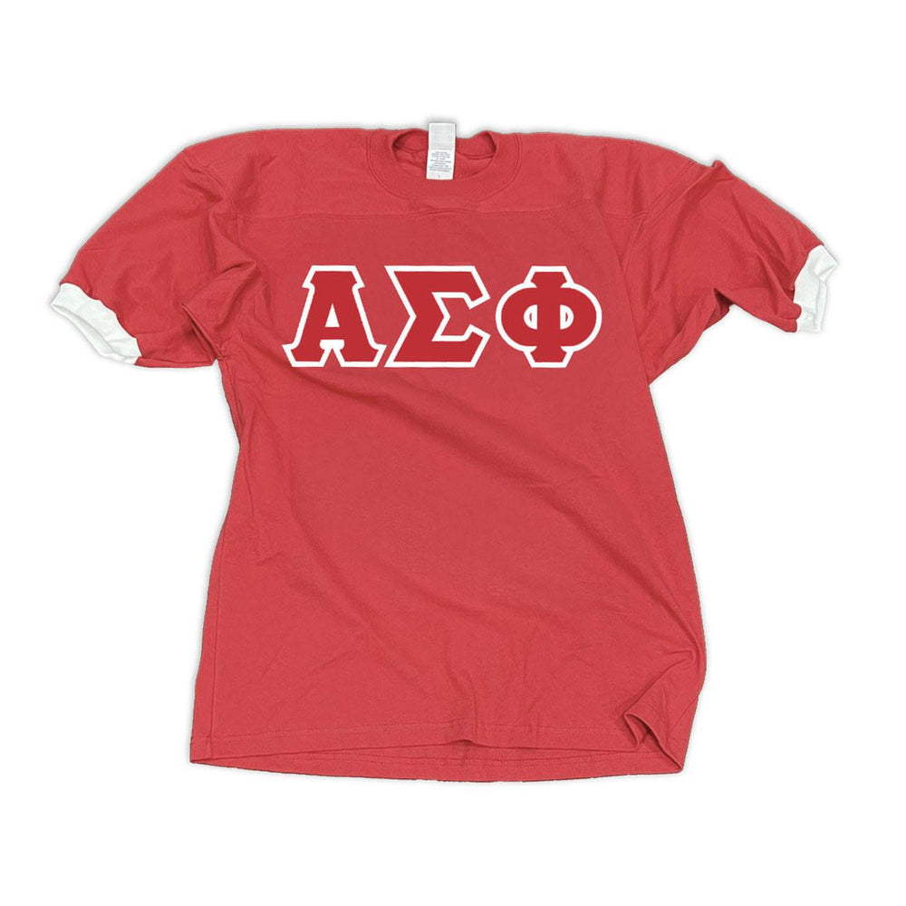 Alpha Sigma Phi Classic Lettered Jersey Alpha Sigma Phi Classic Lettered Jersey