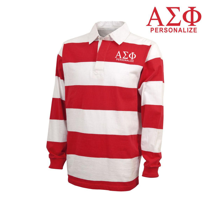 Alpha Sigma Phi Classic Rugby Shirt Alpha Sigma Phi Classic Rugby Shirt