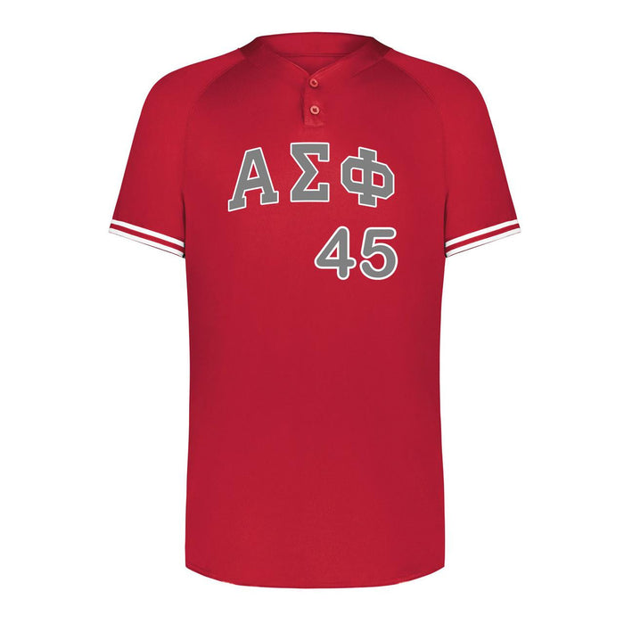 Alpha Sigma Phi Cutter Henley Jersey Alpha Sigma Phi Cutter Henley Jersey