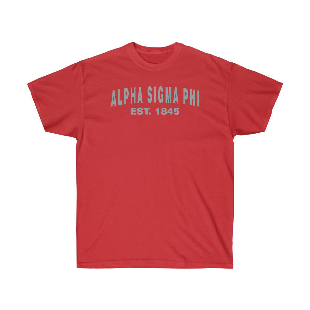Alpha Sigma Phi Established T Shirt Alpha Sigma Phi Established T-Shirt