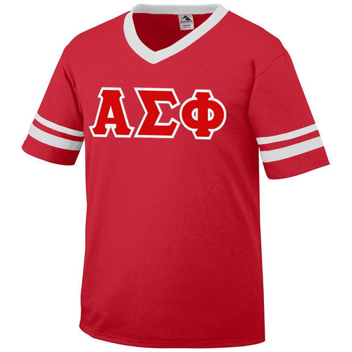 Shirts DISCOUNT-Alpha Sigma Phi Jersey With Greek Applique Letters