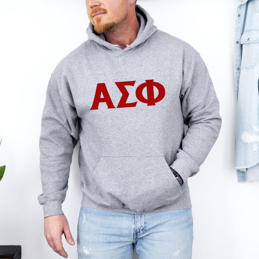 Alpha Sigma Phi letter Hoodie