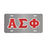 Alpha Sigma Phi Lettered License Covers ALPHA SIGMA PHI LETTERED LICENSE COVERS