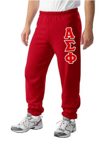 Alpha Sigma Phi Alpha Sigma Phi Lettered Sweatpants