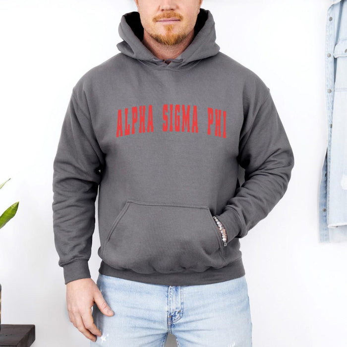 Alpha Sigma Phi Letterman Hooded Sweatshirts Alpha Sigma Phi Letterman Hooded Sweatshirts
