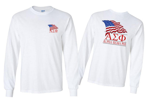 Shirts Alpha Sigma Phi Patriot Long Sleeve T-Shirts