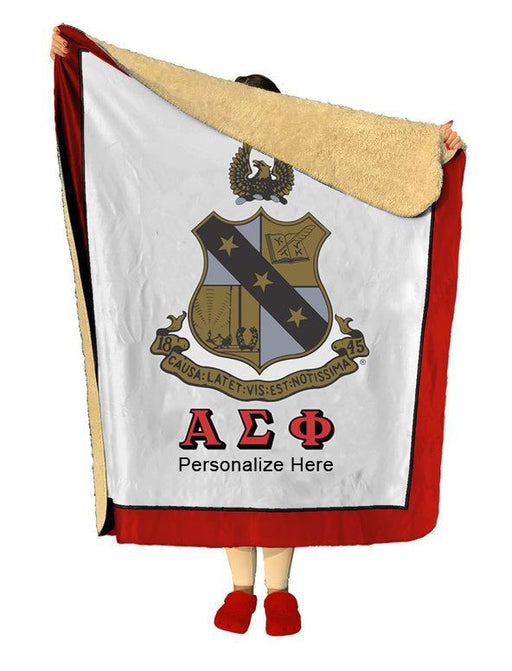Alpha Sigma Phi Alpha Sigma Phi Sherpa Lap Blanket
