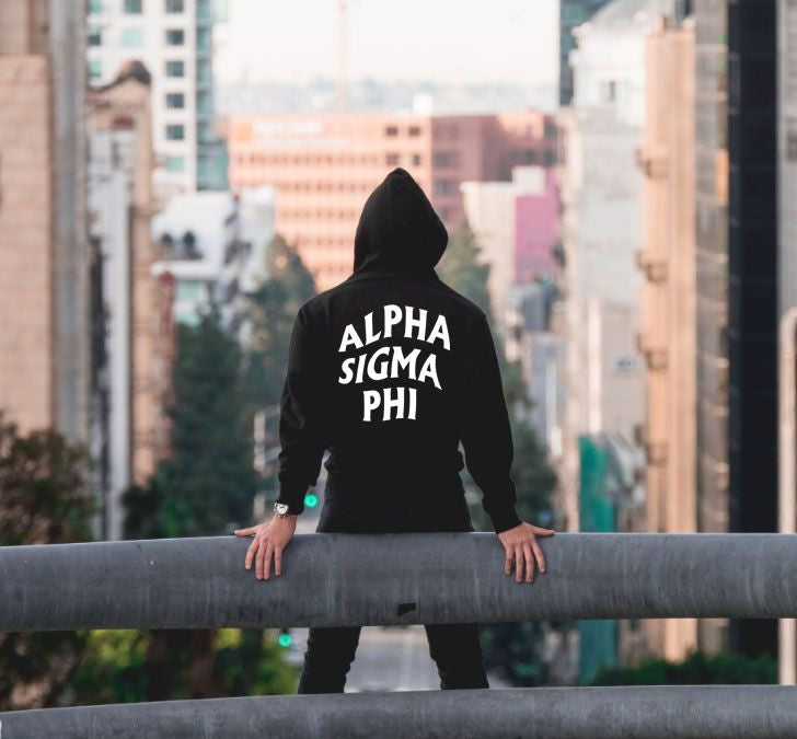 Alpha Sigma Phi Social Hooded Sweatshirt Alpha Sigma Phi Social Hooded Sweatshirt
