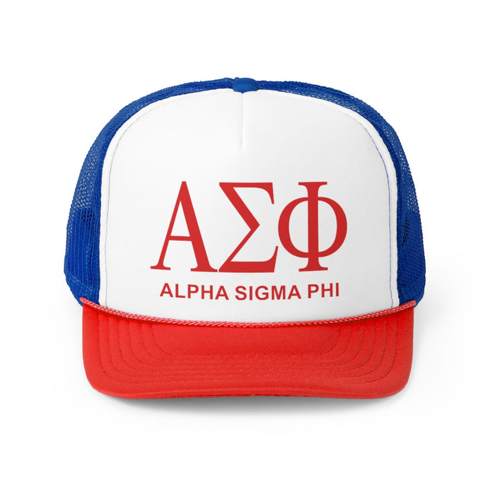 Alpha Sigma Phi Trucker Caps Alpha Sigma Phi Trucker Caps