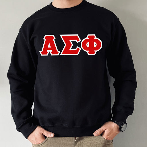 Sweatshirts Alpha Sigma Phi Custom Twill Crewneck Sweatshirt