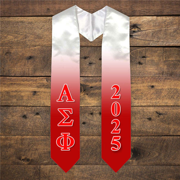 Alpha Sigma Phi Extra Fancy Greek Graduation Stole W Year Alpha Sigma Phi Extra Fancy Greek Graduation Stole W Year