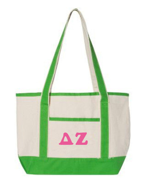 Delta Zeta Sailing Tote Bag Delta Zeta Sailing Tote Bag