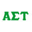 Alpha Sigma Tau Big Greek Letter Window Sticker Decal Alpha Sigma Tau Big Greek Letter Window Sticker Decal
