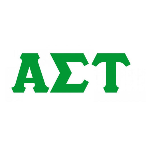 Alpha Sigma Tau Alpha Sigma Tau Big Greek Letter Window Sticker Decal